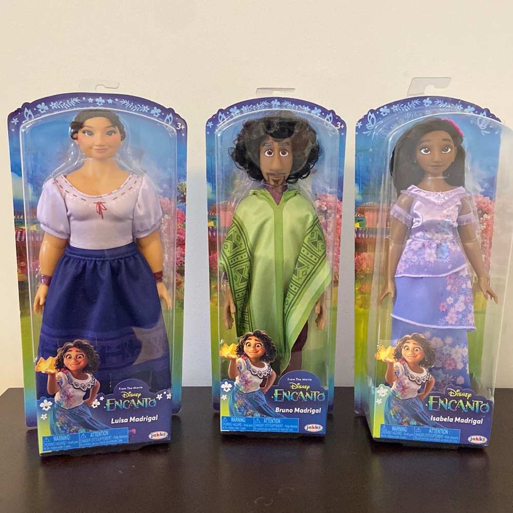 Disney Encanto Dolls. Isabela, Bruno & Luisa Madrigal. New in Box